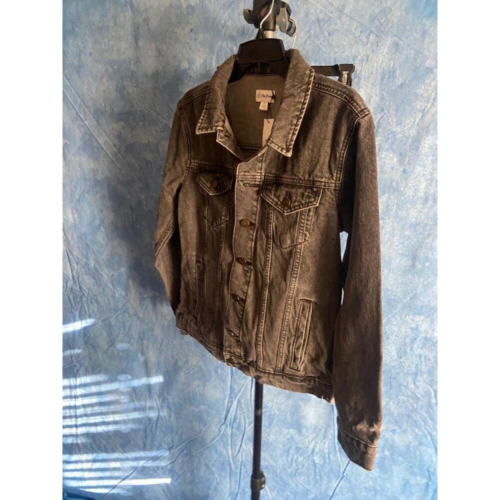 The Drop Gray Denim Jacket, S, 12P-130T002